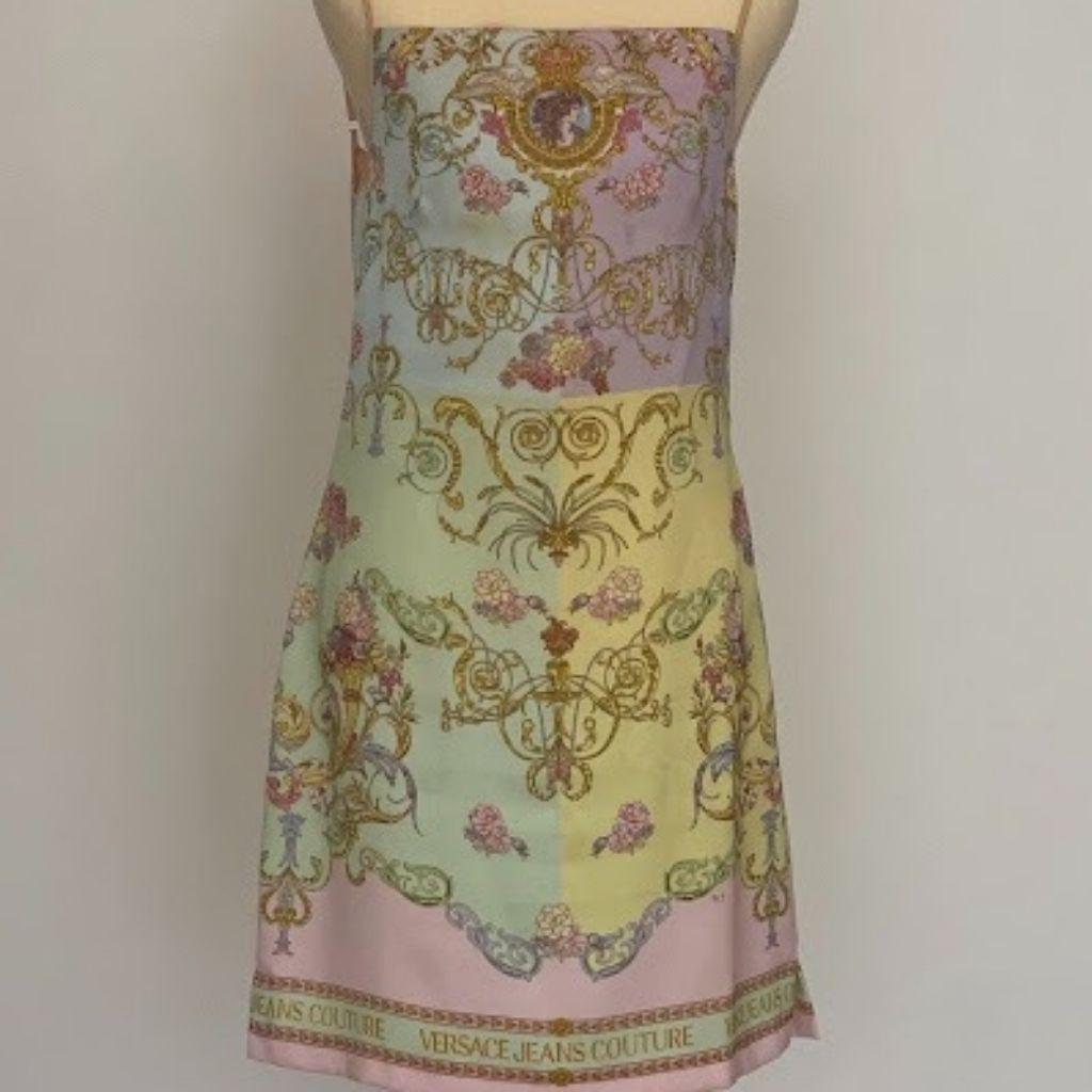 Versace silk mid-length dress