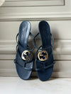 Gucci blue sandals