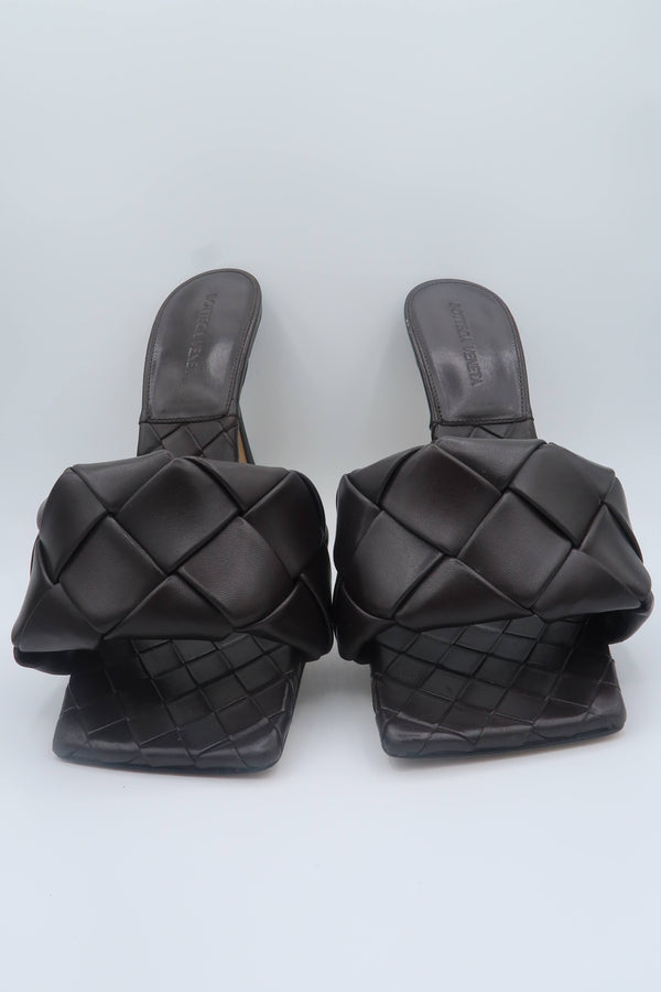 Bottega Veneta Black Lido mules